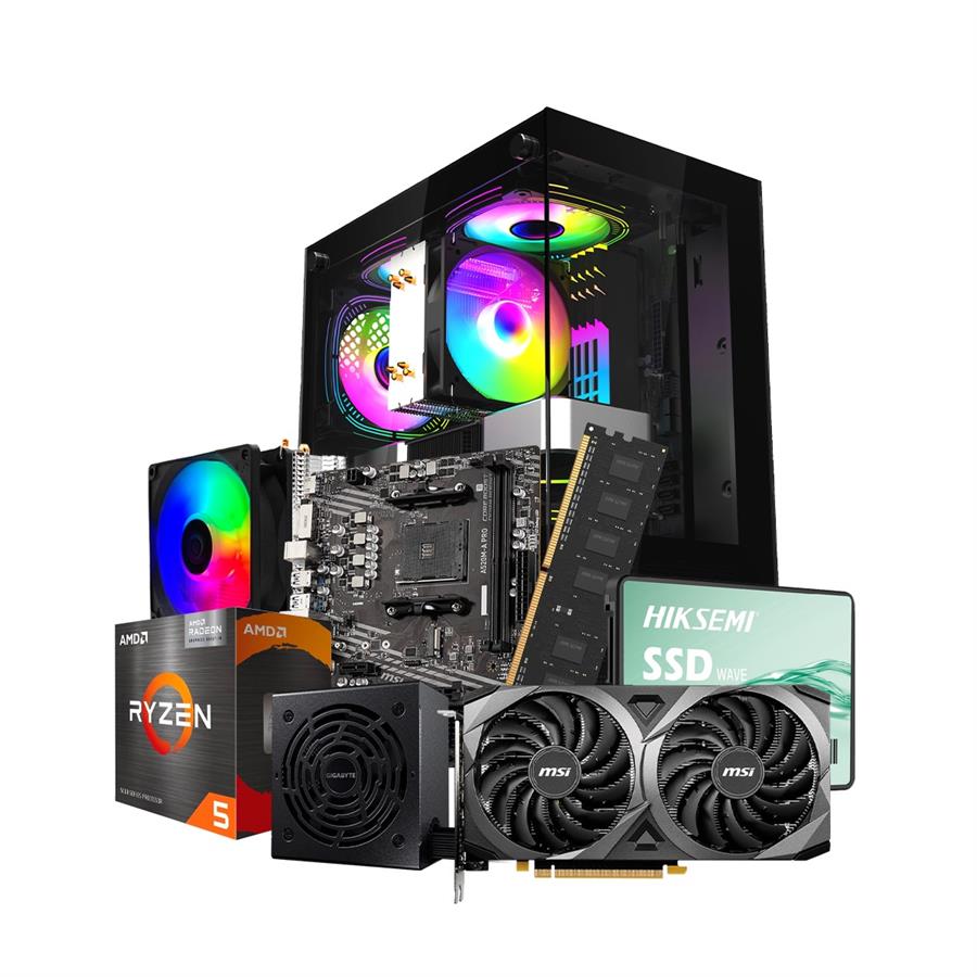 Pc Gamer  AMD Ryzen 5-5500X3D 16G 480Gb RTX 3060 12G 750W 80+