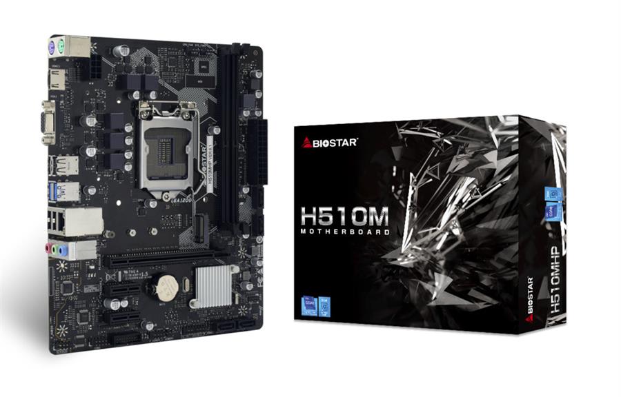 Motherboard BIOSTAR S1200 H510MHP 4.0 DDR4 BOX M-ATX