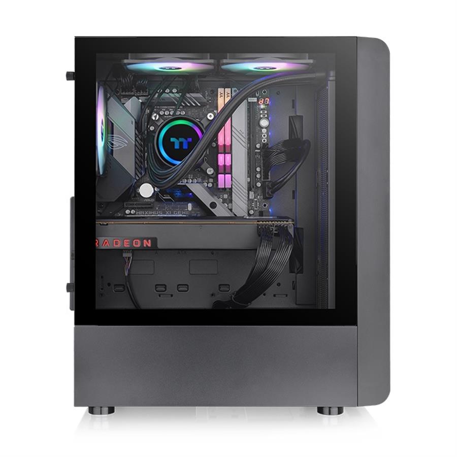 Gabinete THERMALTAKE S200 TG ARGB BLACK 4*FAN