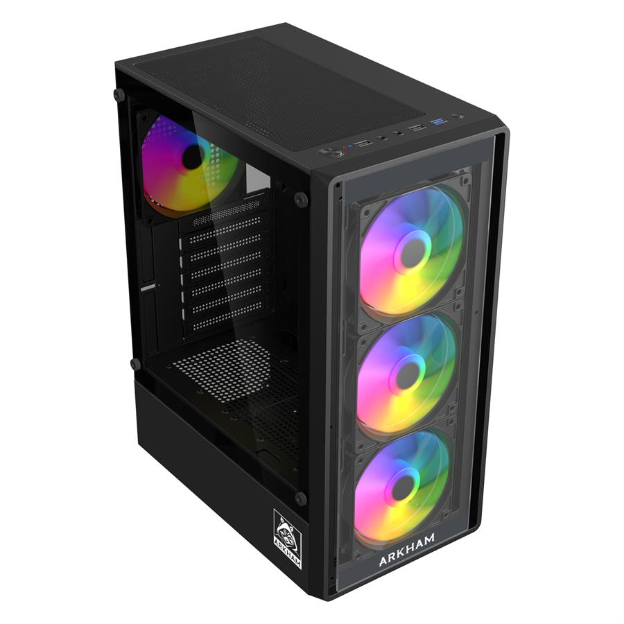 Gabinete ARKHAM CANCRI ECO 4 FANS ARGB ATX