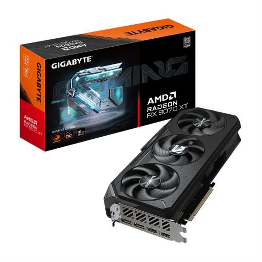 Placa de video GIGABYTE RX 9070XT GAMING OC 16GB