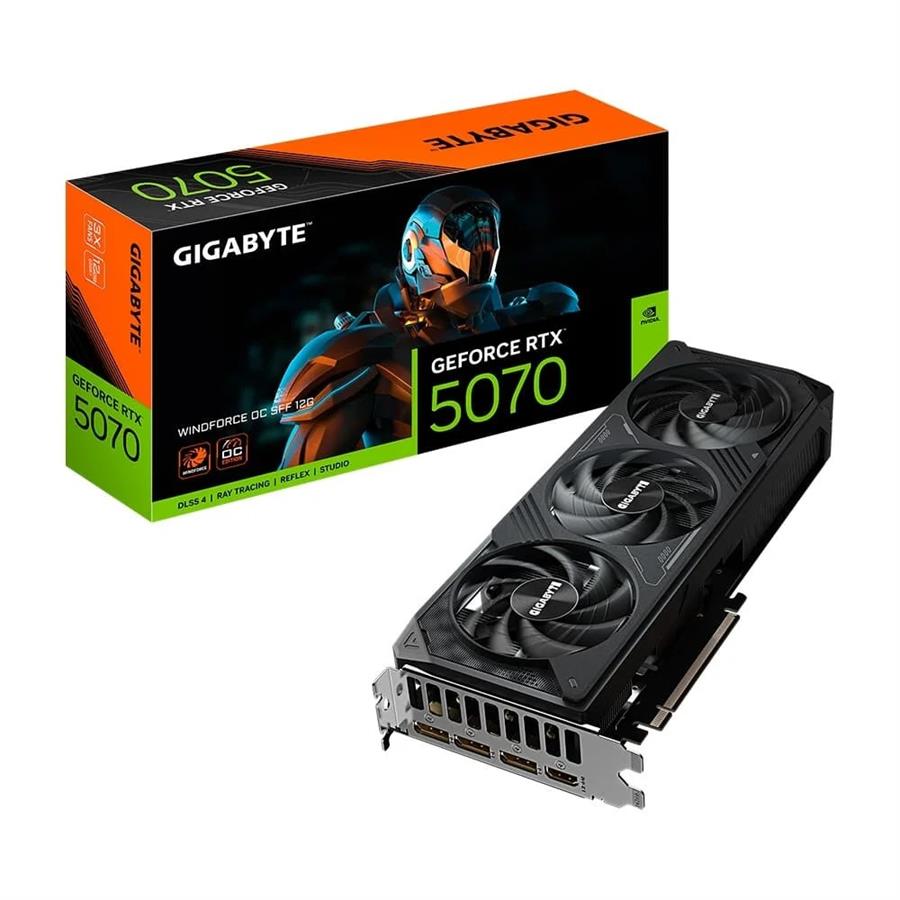 Placa de Video GIGABYTE GeForce RTX 5070 WINDFORCE SFF 12G