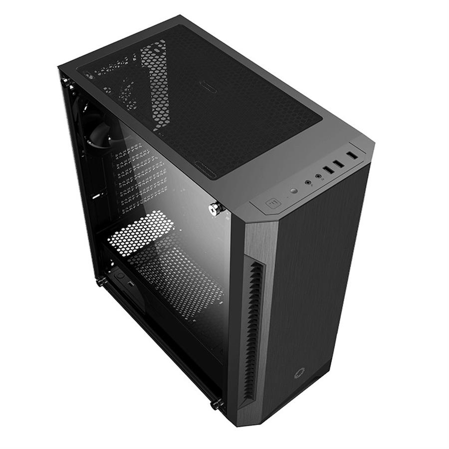 Gabinete GAMEMAX FORTRESS TG 3 FANS ATX